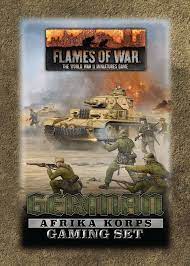 Flames of War: German Afrika Korps Gaming Set (x20 Tokens, x2 Objectives, x16 Dice) 