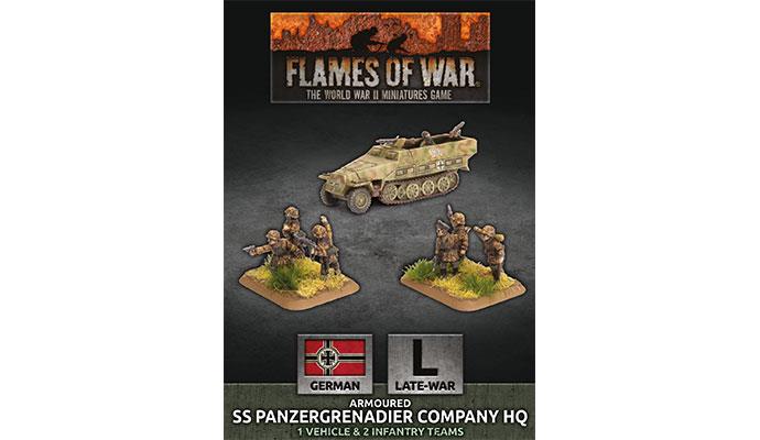 Flames of War: German: Armoured SS Panzergrenadier Company HQ 