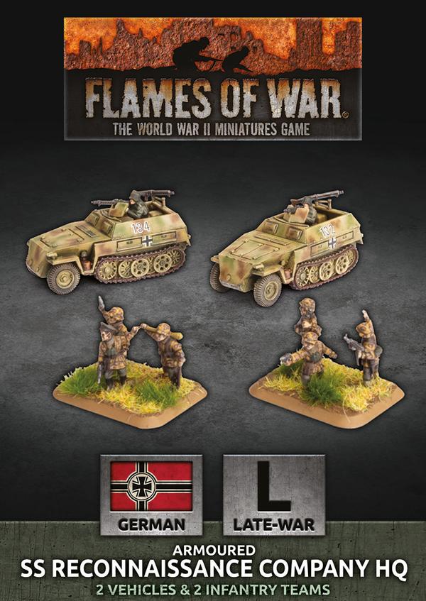Flames of War: German: Armoured SS Reconnaissance Company HQ 