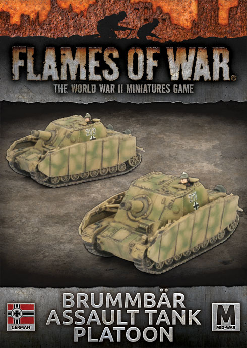 Flames of War: German: Brummbar Assault Tank Platoon 