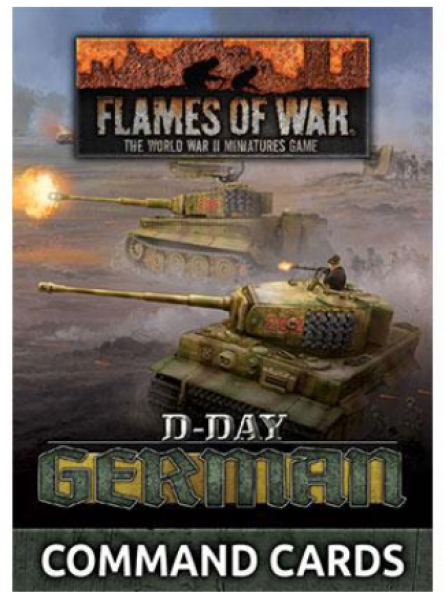 Flames of War: German: D-Day German Command Cards 