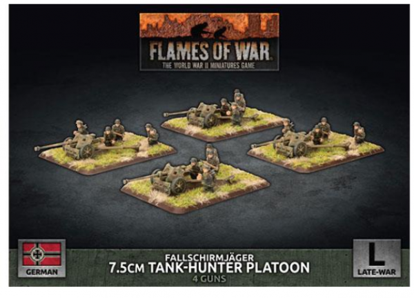 Flames of War: German: Fallschirmjager 7.5cm Tank-Hunter Platoon  