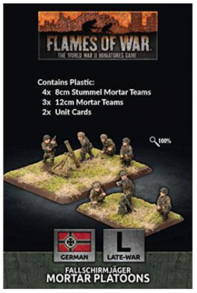 Flames of War: German: Fallschirmjager Mortar Platoons 