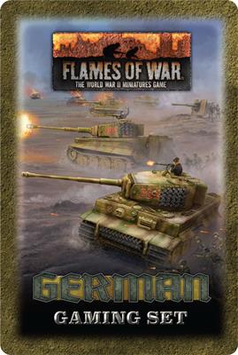 Flames of War: German Gaming Set (x20 Tokens, x2 Objectives, x16 Dice) 