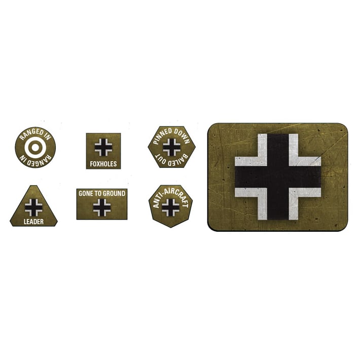 Flames of War: German: Late War Token Set 