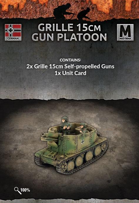 Flames Of War: (German) Grille 15cm Gun Platoon (x2