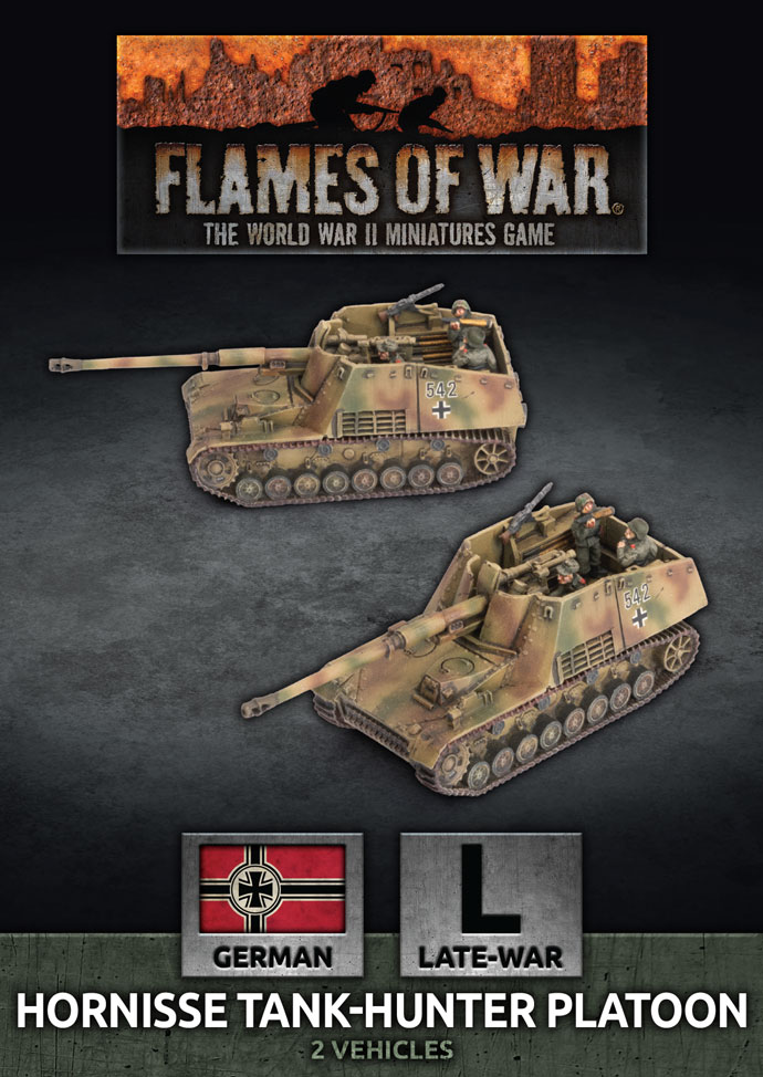 Flames of War: German: Hornisse Tank-Hunter Platoon  