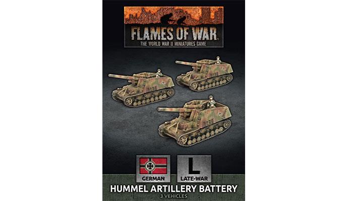 Flames of War: German: Hummel Artillery Battery 