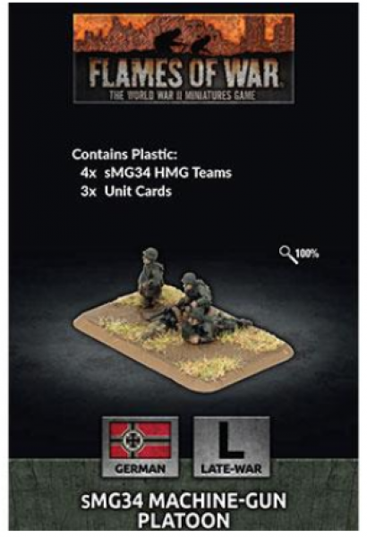 Flames of War: German: sMG34 Machine-gun Platoon 