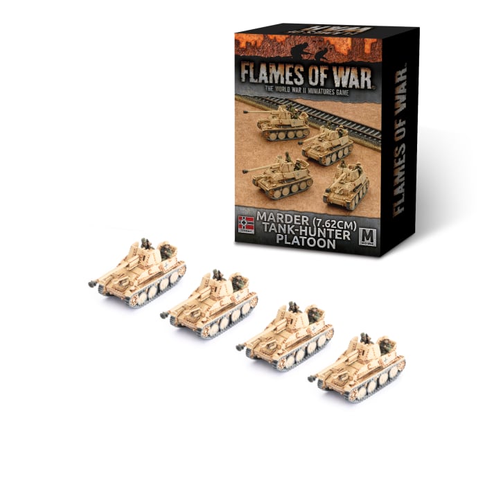 Flames of War: German: Marder (7.62cm) Tank-hunter Platoon 