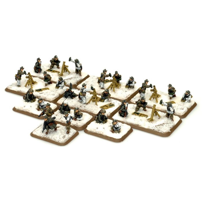 Flames of War: German: Mortar Platoon (Winter) 