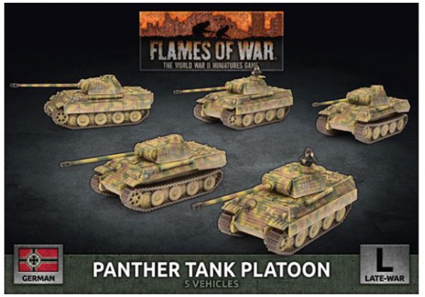 Flames of War: German: Panther Tank Platoon 