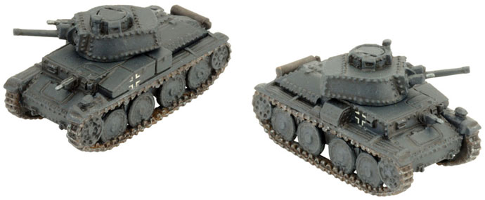 Flames of War: German: Panzer 38(t) E/F (uparmoured) 