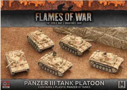 Flames of War: German: Panzer III Tank Platoon 