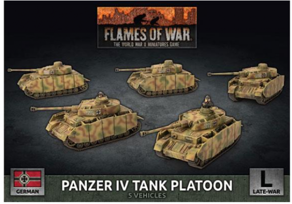 Flames of War: German: Panzer IV Tank Platoon 