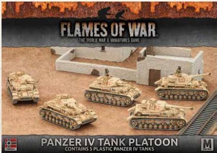 Flames of War: German: Panzer IV Tank Platoon 