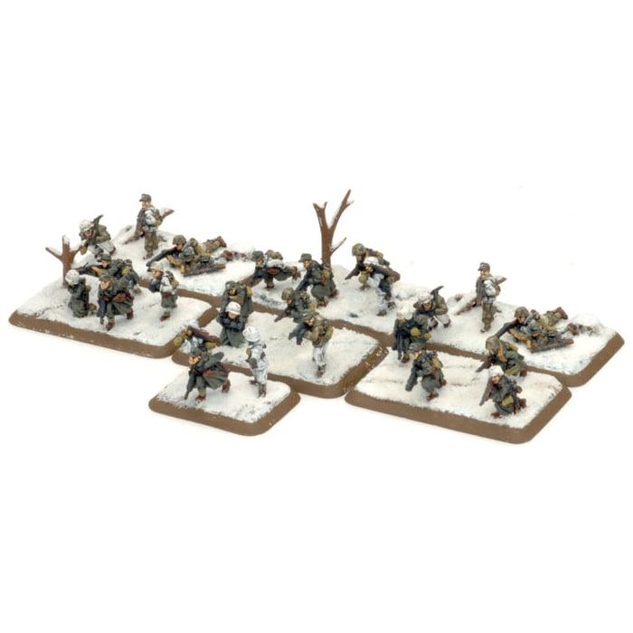 Flames of War: German: Panzergrenadier Platoon (Winter) 
