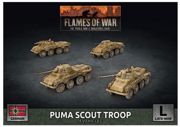 Flames of War: German: Puma Scout Troop 