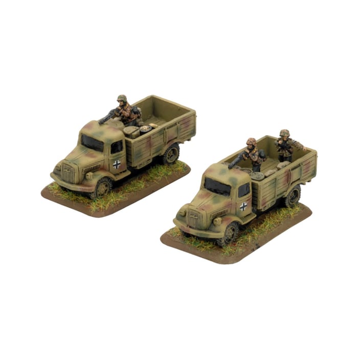 Flames of War: German: Reinforced Trucks 