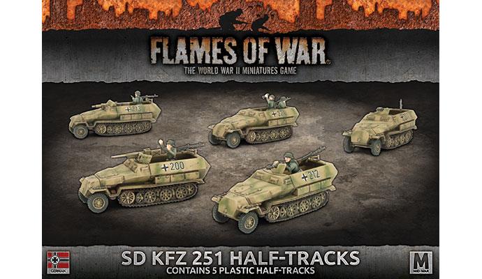 Flames of War: German: SD KFZ 251 Half-tracks 