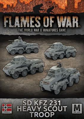 Flames of War: German: Sd Kfz 231 Heavy Scout Troop 