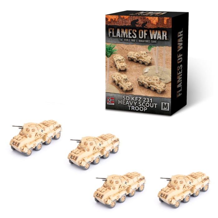Flames of War: German: Sd Kfz 231 Heavy Scout Troop 
