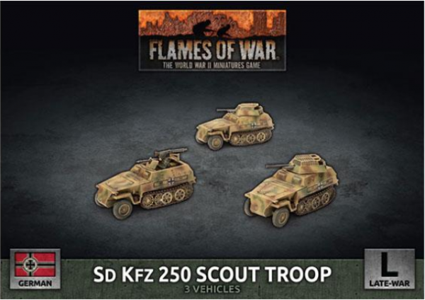 Flames of War: German: Sd Kfz 250 Scout Platoon 