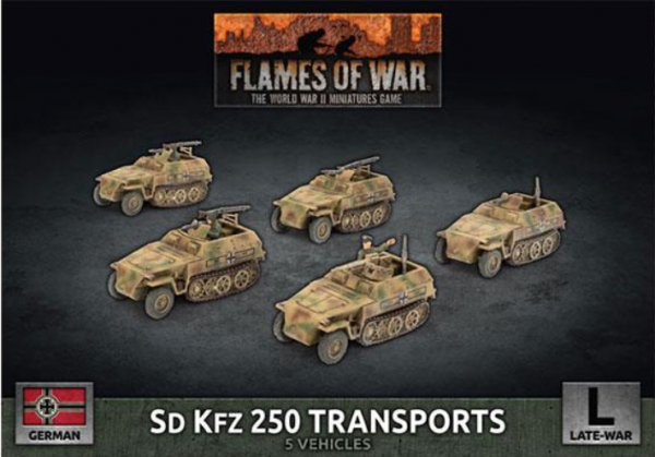 Flames of War: German: Sd Kfz 250 Transports 