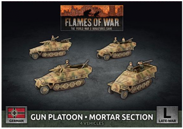 Flames of War: German: Gun Platoon / Mortar Section 