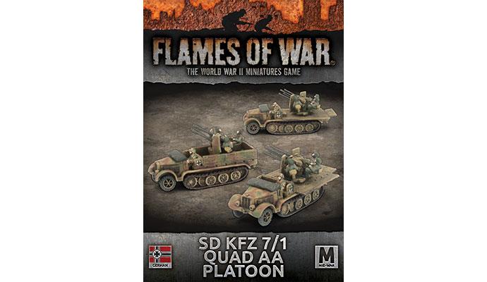 Flames of War: German: Sd Kfz 7/1 Quad AA Platoon 