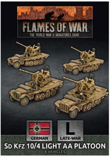 Flames of War: German: SdKfz 10/4 Light AA Platoon 