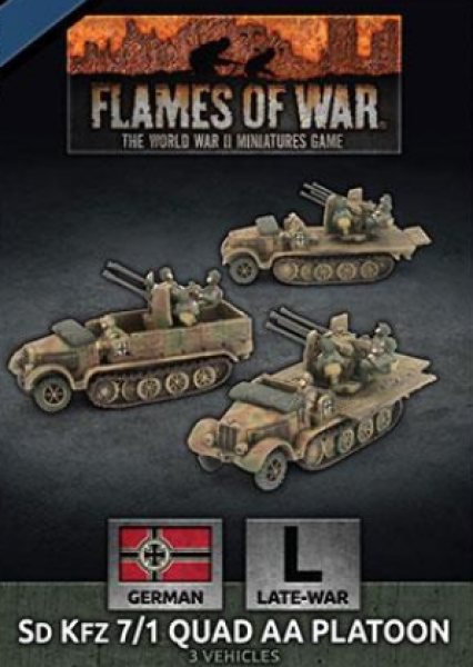 Flames of War: German: SdKfz 7/1 Quad AA Platoon 