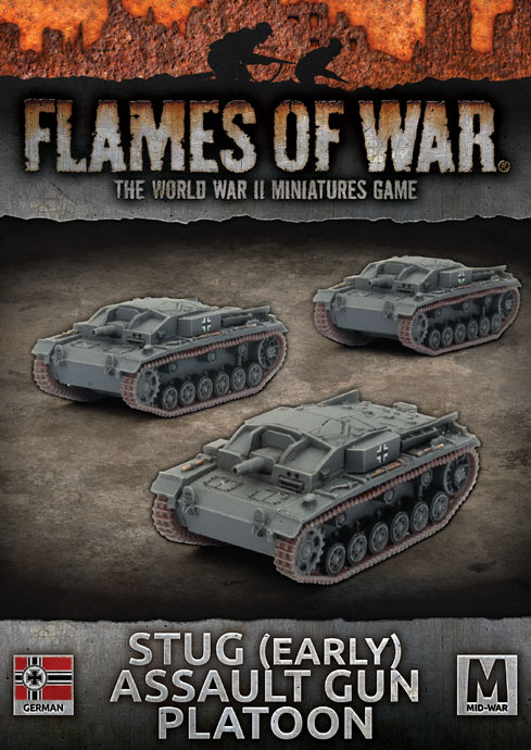 Flames of War: German: StuG (Early) Assault Gun Platoon  