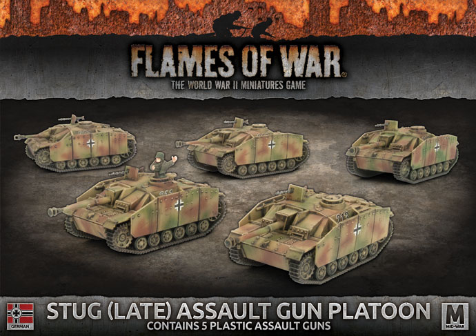 Flames of War: German: StuG (Late) Assault Gun Platoon 