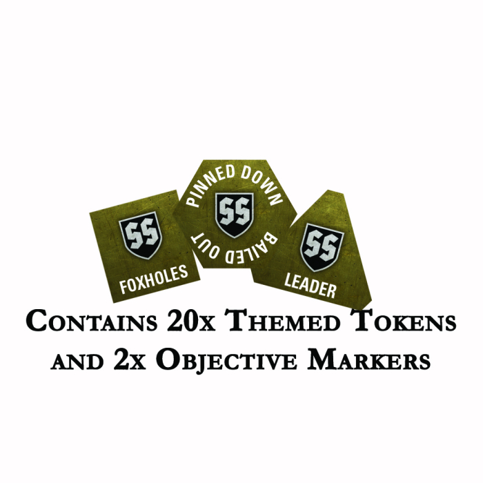 Flames of War: Tokens and Objectives: German: Waffen-SS  