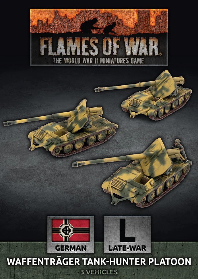 Flames of War: German: Waffenträger Tank-Hunter Platoon (x3) 