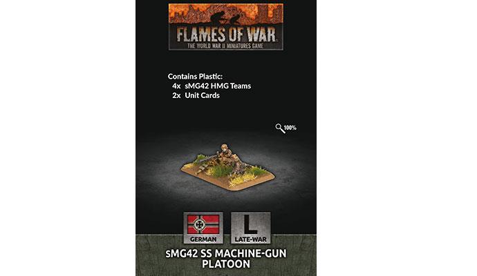 Flames of War: German: sMG42 SS Machine-Gun Platoon 