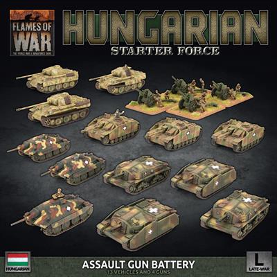Flames of War: Hungarian: Starter Force: Zrinyi Assault Gun Battery 