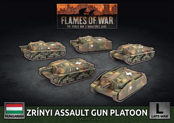 Flames of War: Hungarian: Zrinyi Assault Gun Platoon 