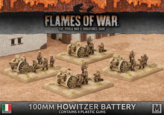 Flames of War: Italian: 100mm Howitzer Battery 