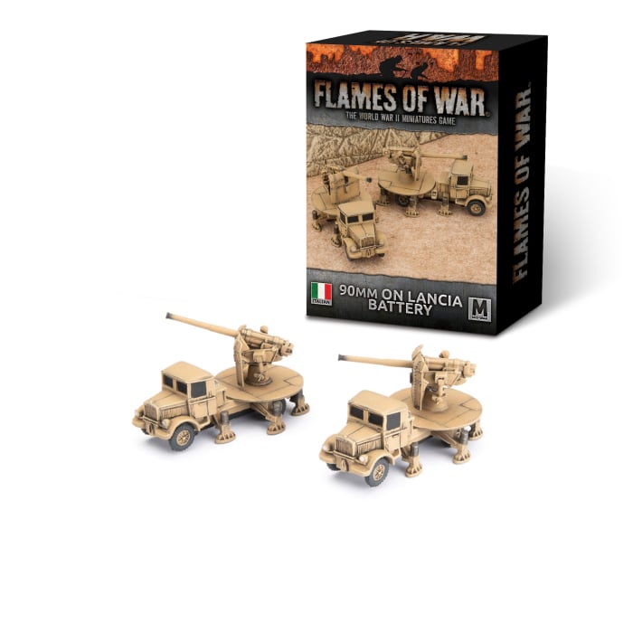 Flames of War: Italian: 90mm on Lancia Battery 