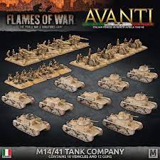 Flames of War: Mid War: Italian: Avanti Army Deal: M14/41 Tank Company 