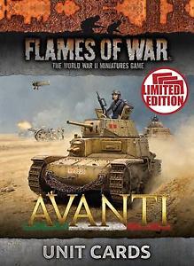 Flames of War: Italian: Avanti Unit Cards 