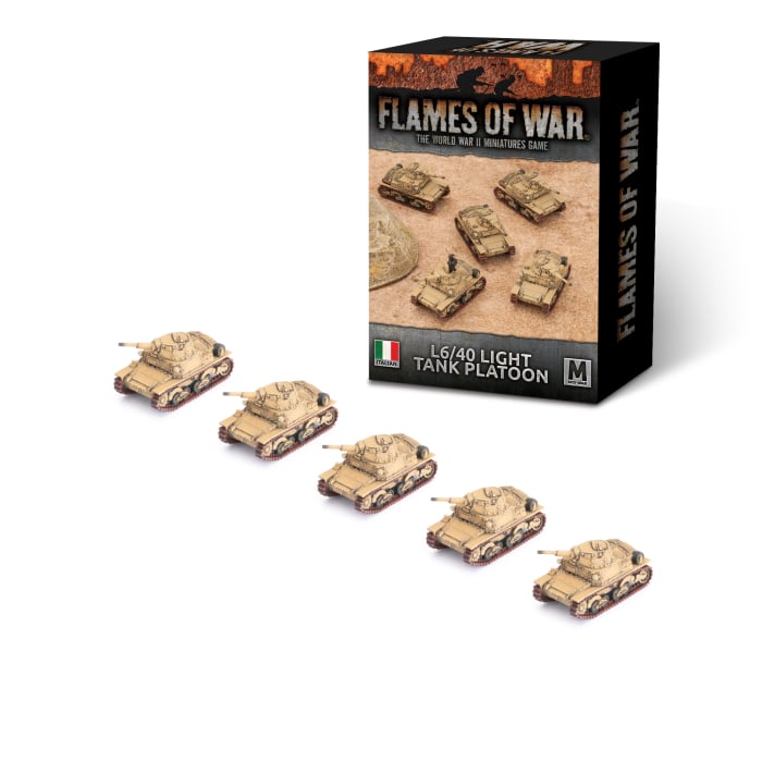 Flames of War: Italian: L6/40 Light Tank Platoon 
