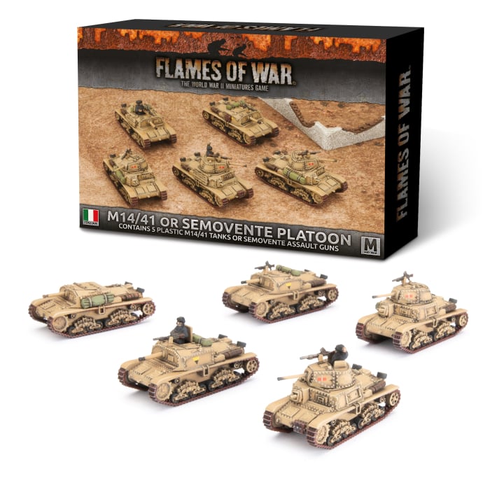 Flames of War: Italian: M14/41 or Semovente Platoon 
