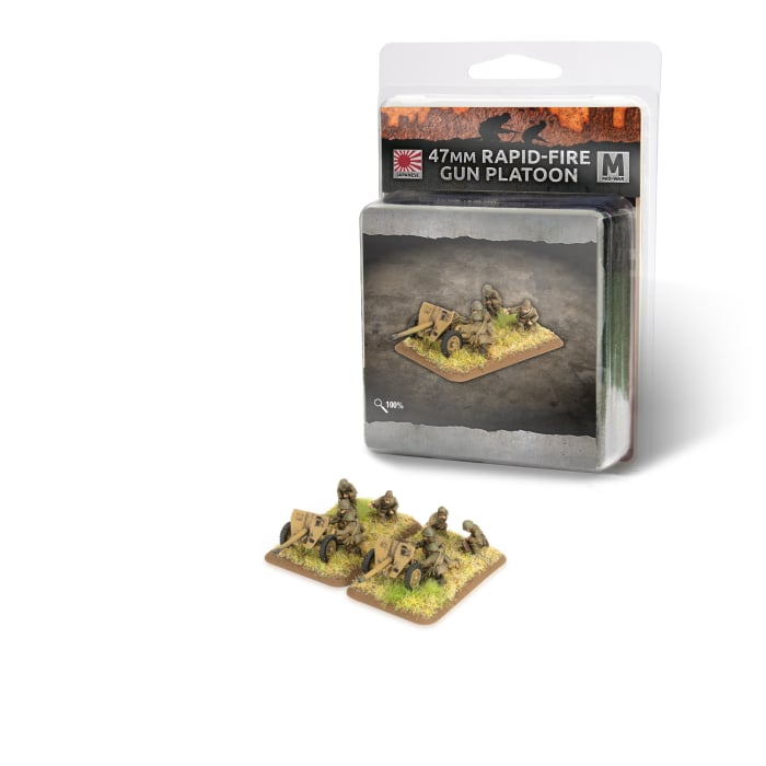 Flames of War: Japanese: 47mm Rapid-fire Gun Platoon 
