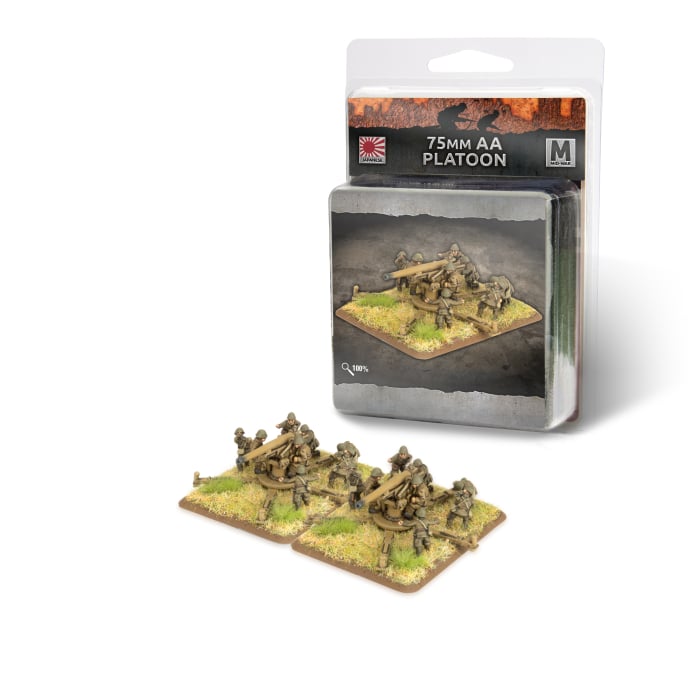 Flames of War: Japanese: 75mm Anti-Aircraft Platoon 