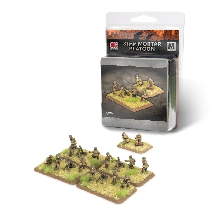 Flames of War: Japanese: 81mm Mortar Platoon 