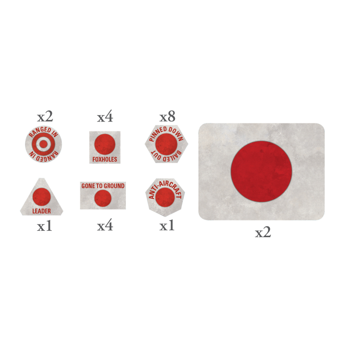 Flames of War: Tokens and Objectives: Japanese 