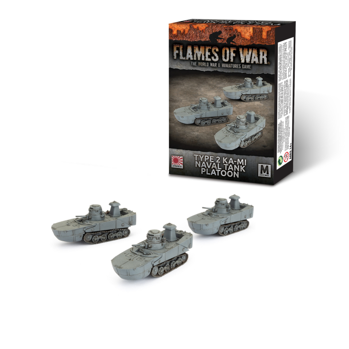 Flames of War: Japanese: Type 2 Ka-Mi Naval Tank Platoon 